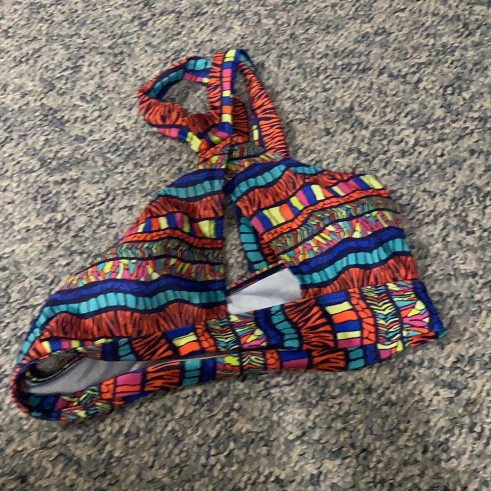 Rainbow swim top